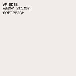 #F1EDE8 - Soft Peach Color Image
